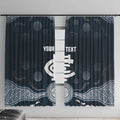 Custom Carlton Football Window Curtain Go Blues Aboriginal Art - Aussie Hoodie