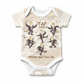 Tap Dance Australia Personalised Baby Onesie Yellow-crested Cockatoo Indigenous Art