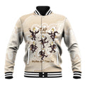 Tap Dance Australia Personalised Baseball Jacket Yellow-crested Cockatoo Indigenous Art