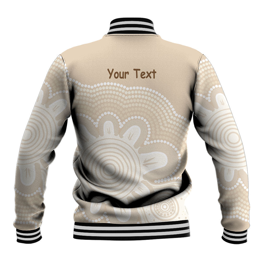 Tap Dance Australia Personalised Baseball Jacket Yellow-crested Cockatoo Indigenous Art