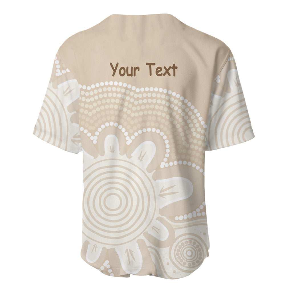 Tap Dance Australia Personalised Baseball Jersey Yellow-crested Cockatoo Indigenous Art