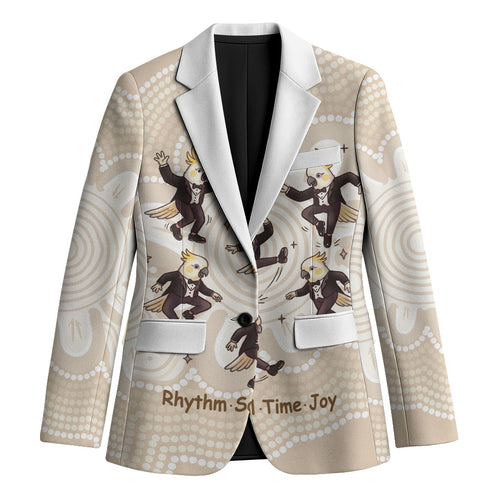 Tap Dance Australia Personalised Blazer Yellow-crested Cockatoo Indigenous Art