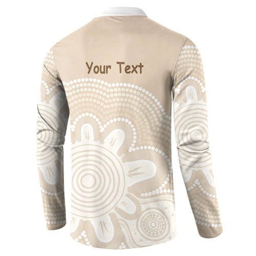 Tap Dance Australia Personalised Button Sweatshirt Yellow-crested Cockatoo Indigenous Art