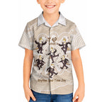 Tap Dance Australia Personalised Hawaiian Shirt Yellow-crested Cockatoo Indigenous Art