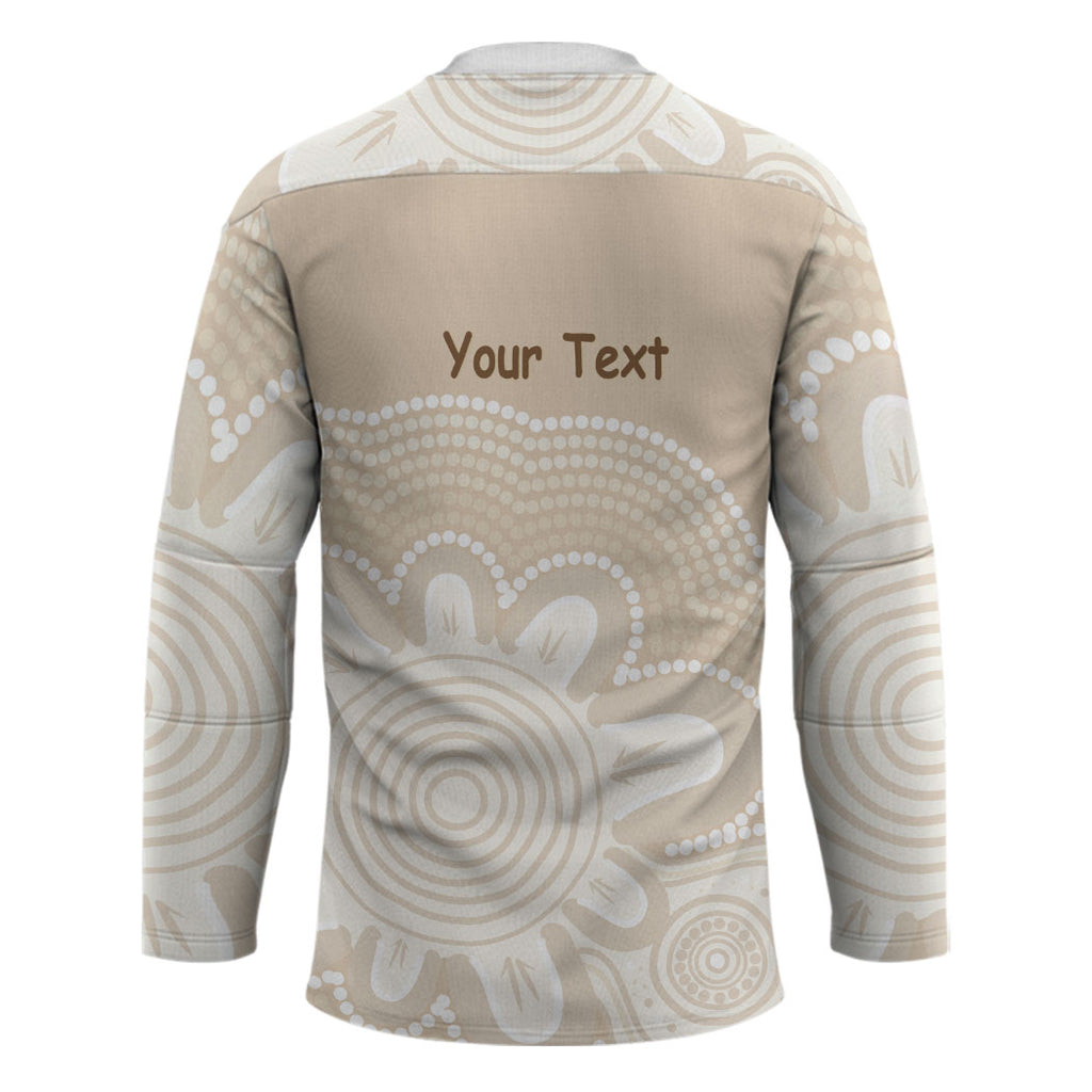 Tap Dance Australia Personalised Hockey Jersey Yellow-crested Cockatoo Indigenous Art