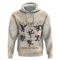Tap Dance Australia Personalised Hoodie Yellow-crested Cockatoo Indigenous Art