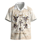 Tap Dance Australia Personalised Kid Hawaiian Shirt Yellow-crested Cockatoo Indigenous Art