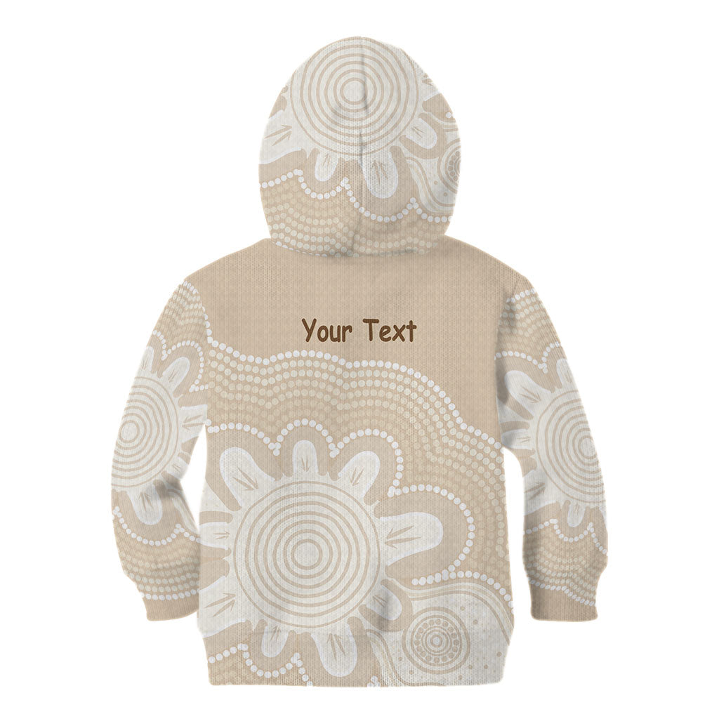 Tap Dance Australia Personalised Kid Hoodie Yellow-crested Cockatoo Indigenous Art