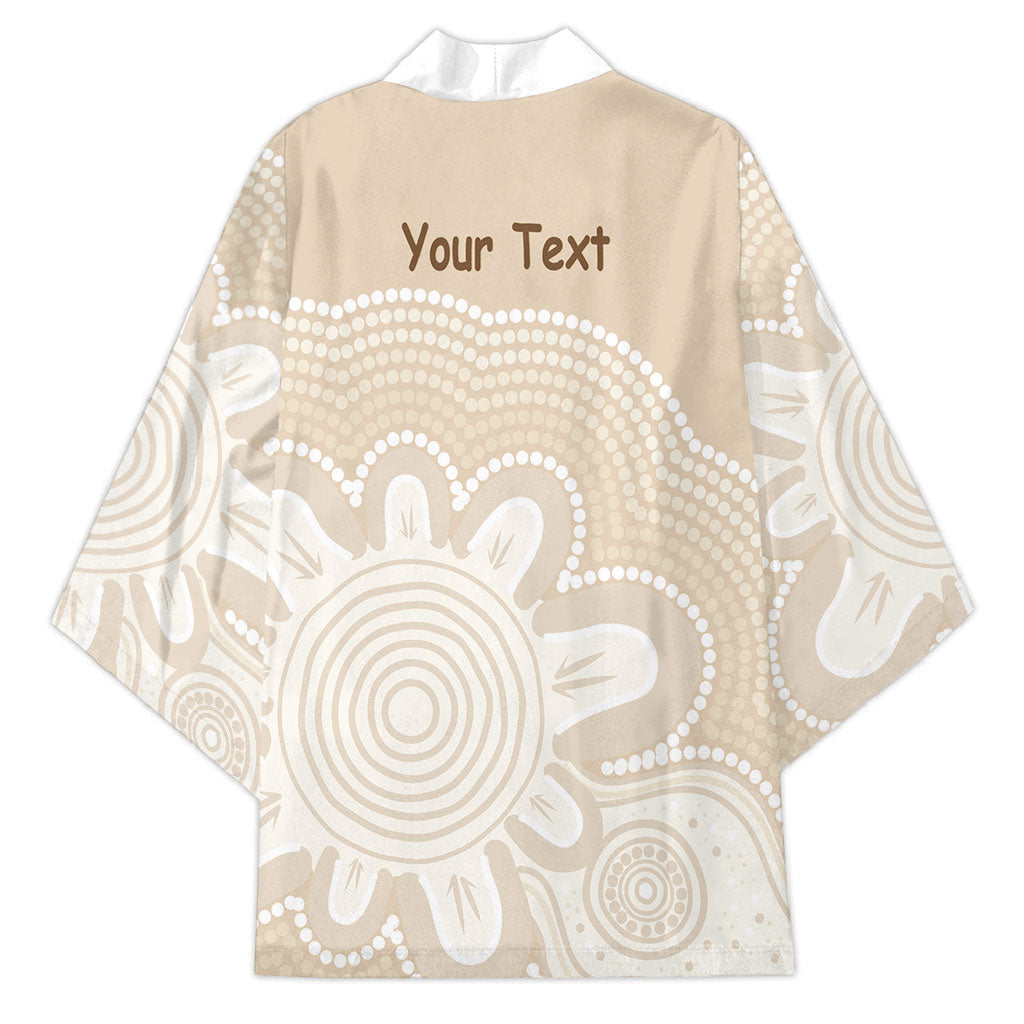 Tap Dance Australia Personalised Kimono Yellow-crested Cockatoo Indigenous Art