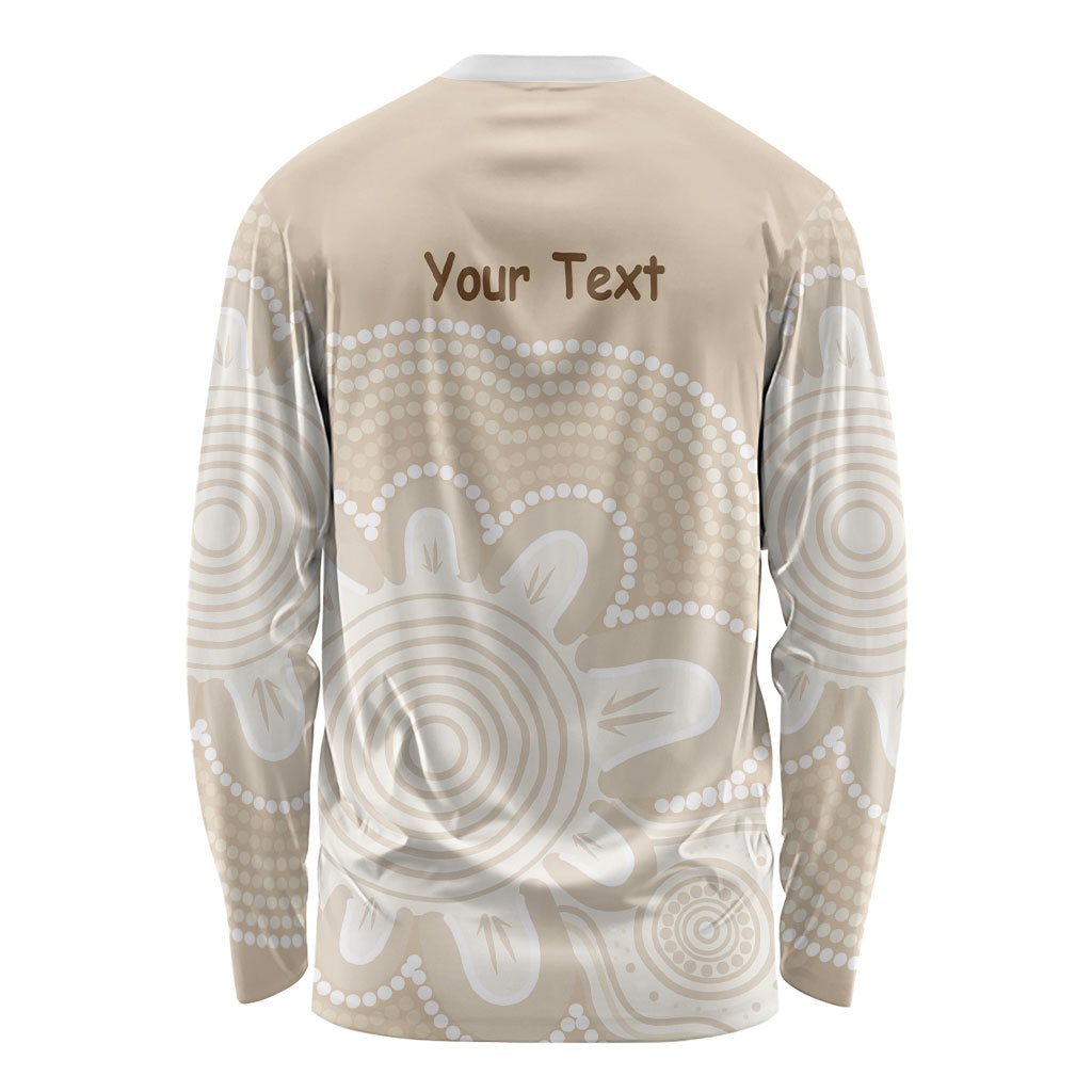 Tap Dance Australia Personalised Long Sleeve Shirt Yellow-crested Cockatoo Indigenous Art