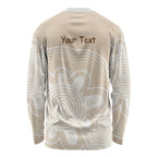Tap Dance Australia Personalised Long Sleeve Shirt Yellow-crested Cockatoo Indigenous Art
