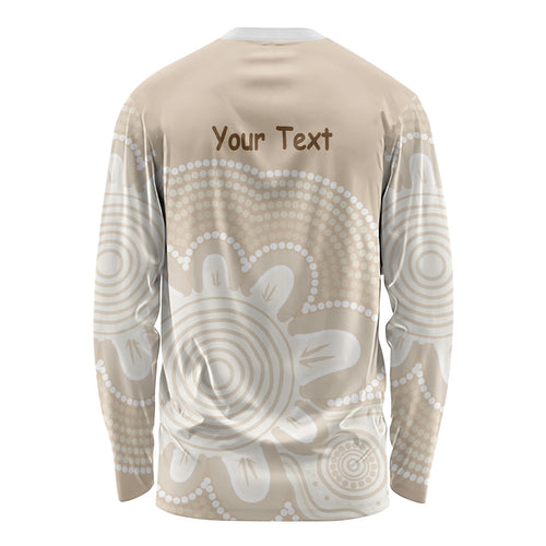 Tap Dance Australia Personalised Long Sleeve Shirt Yellow-crested Cockatoo Indigenous Art