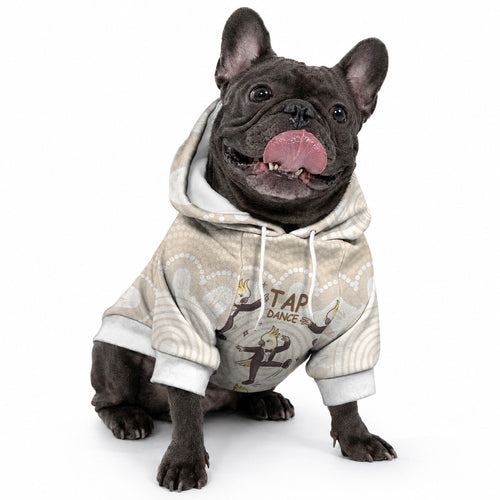 Tap Dance Australia Personalised Pet Hoodie Yellow-crested Cockatoo Indigenous Art