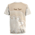Tap Dance Australia Personalised Rugby Jersey Yellow-crested Cockatoo Indigenous Art