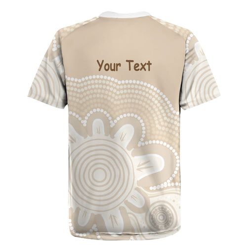 Tap Dance Australia Personalised Rugby Jersey Yellow-crested Cockatoo Indigenous Art