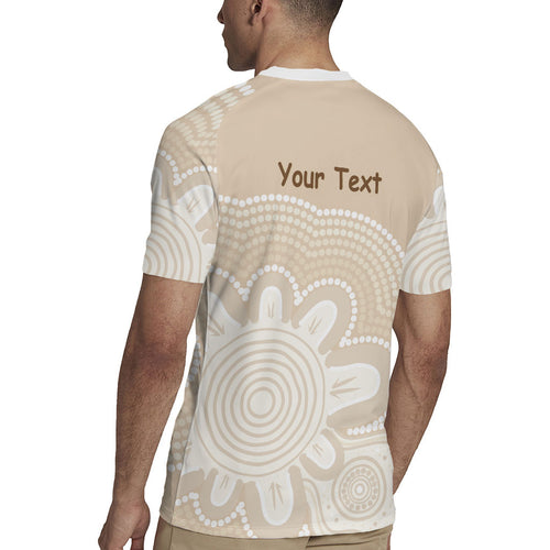 Tap Dance Australia Personalised Rugby Jersey Yellow-crested Cockatoo Indigenous Art