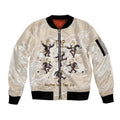 Tap Dance Australia Personalised Sleeve Zip Bomber Jacket Yellow-crested Cockatoo Indigenous Art