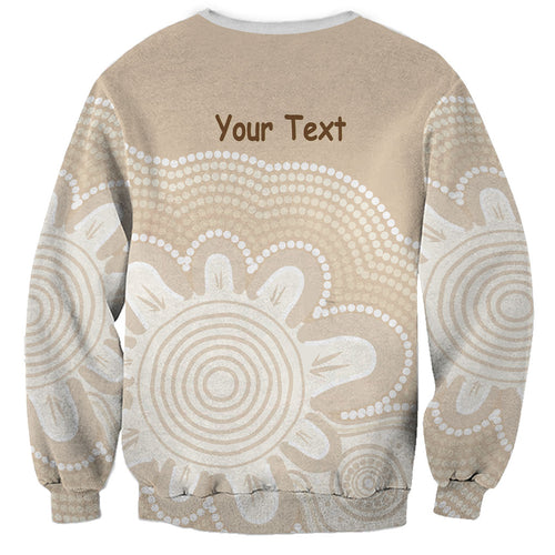 Tap Dance Australia Personalised Sweatshirt Yellow-crested Cockatoo Indigenous Art
