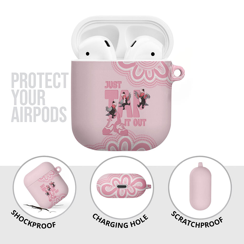 Tap Dance Australia AirPods Case Pink Galah Just Tap It Out