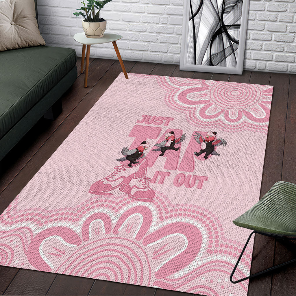 Tap Dance Australia Area Rug Pink Galah Just Tap It Out