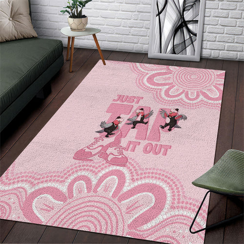 Tap Dance Australia Area Rug Pink Galah Just Tap It Out