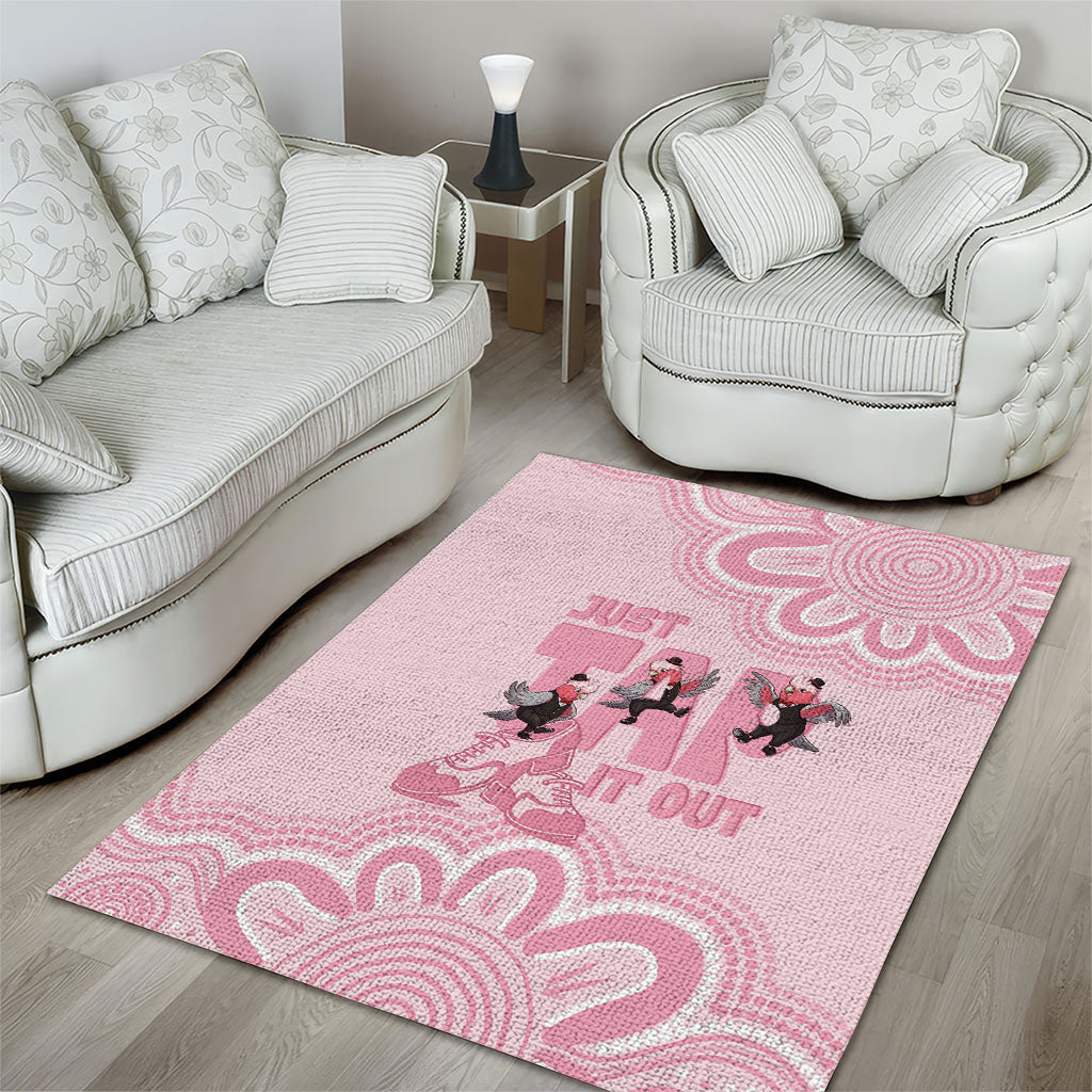 Tap Dance Australia Area Rug Pink Galah Just Tap It Out