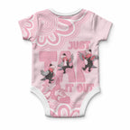 Tap Dance Australia Baby Onesie Pink Galah Just Tap It Out