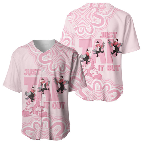Tap Dance Australia Baseball Jersey Pink Galah Just Tap It Out