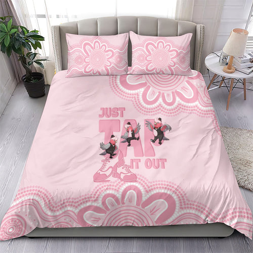 Tap Dance Australia Bedding Set Pink Galah Just Tap It Out