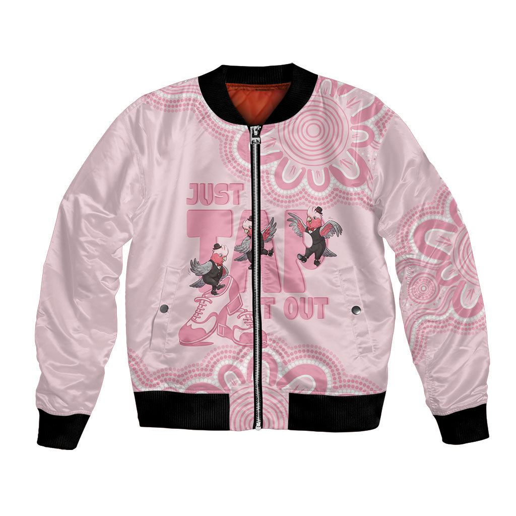Tap Dance Australia Bomber Jacket Pink Galah Just Tap It Out