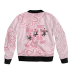 Tap Dance Australia Bomber Jacket Pink Galah Just Tap It Out