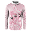 Tap Dance Australia Button Sweatshirt Pink Galah Just Tap It Out