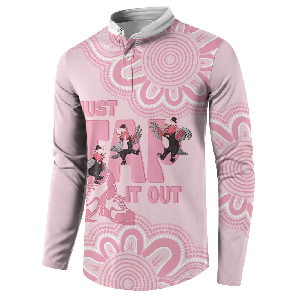 Tap Dance Australia Button Sweatshirt Pink Galah Just Tap It Out