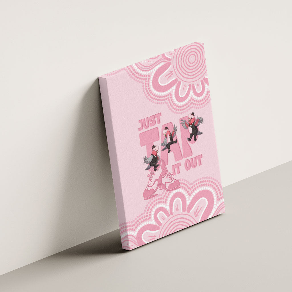 Tap Dance Australia Canvas Wall Art Pink Galah Just Tap It Out
