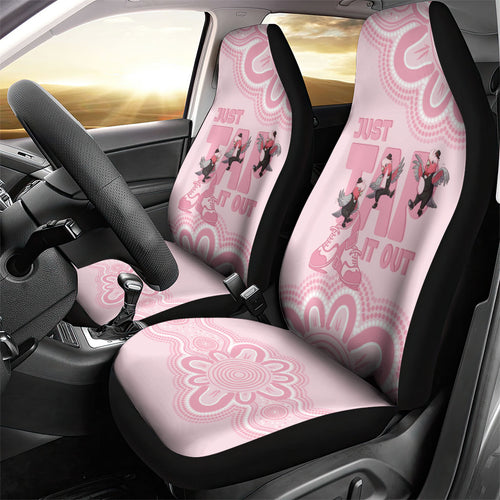 Tap Dance Australia Car Seat Cover Pink Galah Just Tap It Out