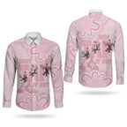 Tap Dance Australia Couples Matching Short Sleeve Bodycon Dress and Long Sleeve Button Shirt Pink Galah Just Tap It Out