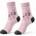 Tap Dance Australia Crew Socks Pink Galah Just Tap It Out
