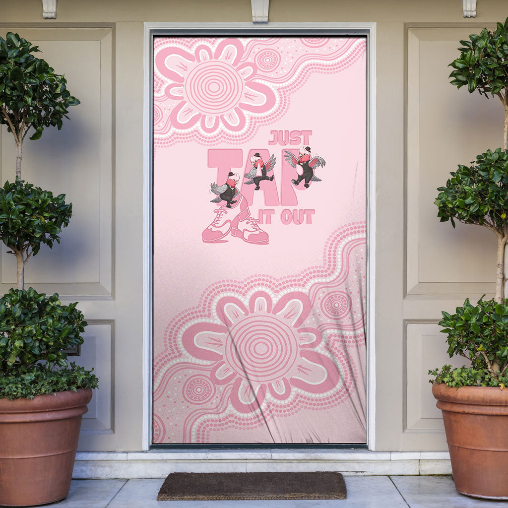 Tap Dance Australia Door Cover Pink Galah Just Tap It Out