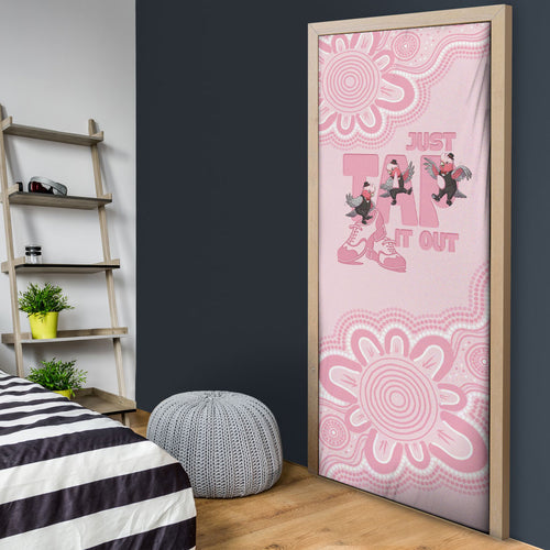 Tap Dance Australia Door Cover Pink Galah Just Tap It Out