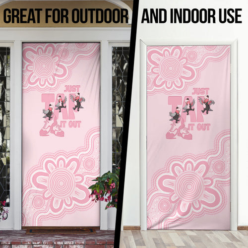 Tap Dance Australia Door Cover Pink Galah Just Tap It Out
