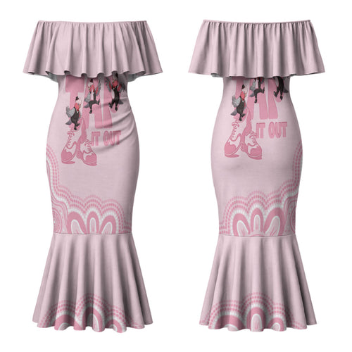 Tap Dance Australia Family Matching Mermaid Dress and Hawaiian Shirt Pink Galah Just Tap It Out