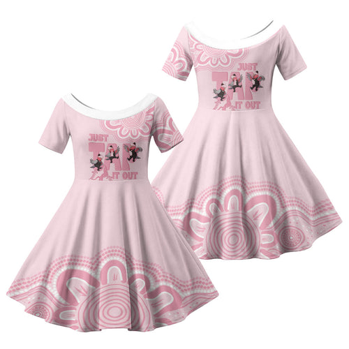 Tap Dance Australia Family Matching Mermaid Dress and Hawaiian Shirt Pink Galah Just Tap It Out