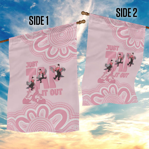 Tap Dance Australia Garden Flag Pink Galah Just Tap It Out