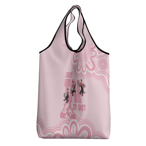 Tap Dance Australia Grocery Bag Pink Galah Just Tap It Out