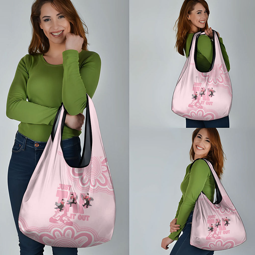 Tap Dance Australia Grocery Bag Pink Galah Just Tap It Out