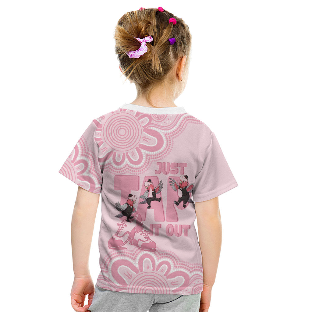 Tap Dance Australia Kid T Shirt Pink Galah Just Tap It Out