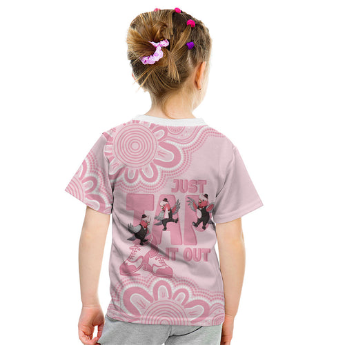 Tap Dance Australia Kid T Shirt Pink Galah Just Tap It Out