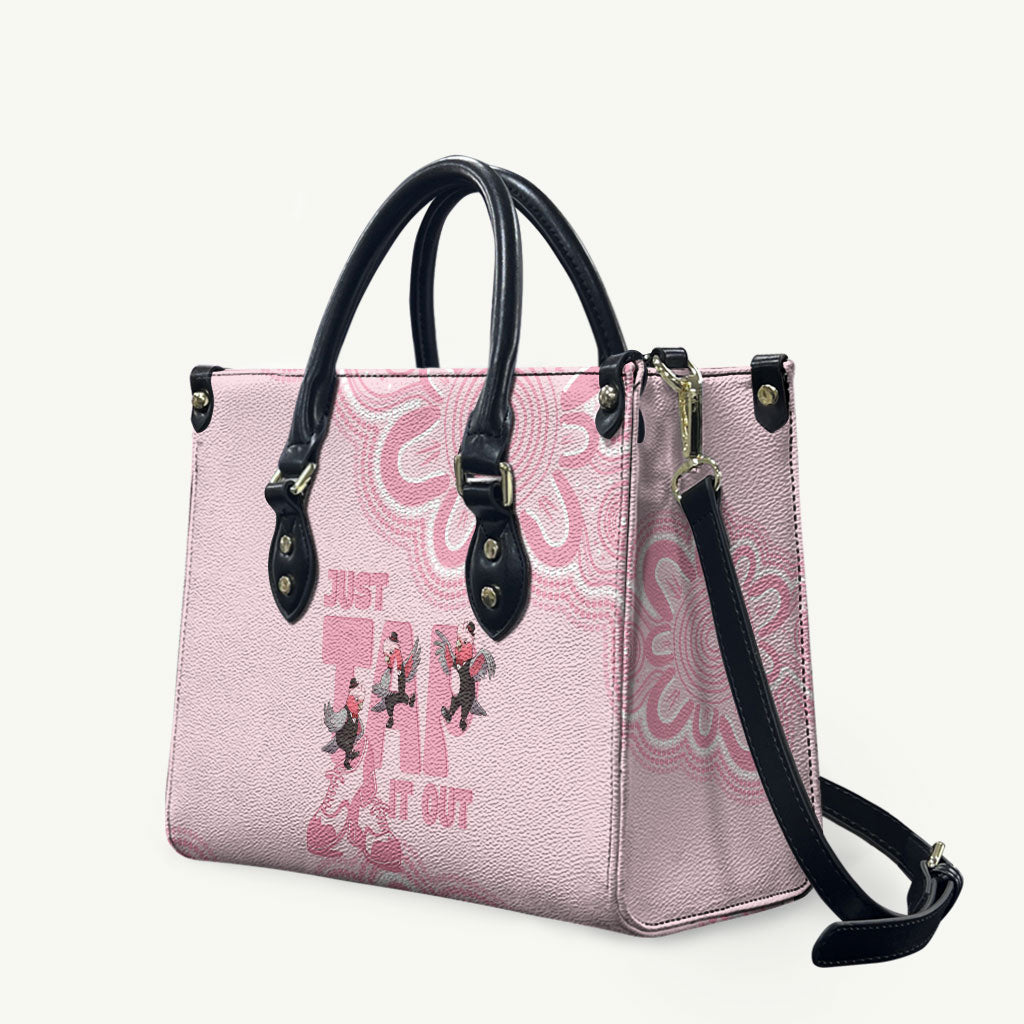 Tap Dance Australia Leather Bag Pink Galah Just Tap It Out
