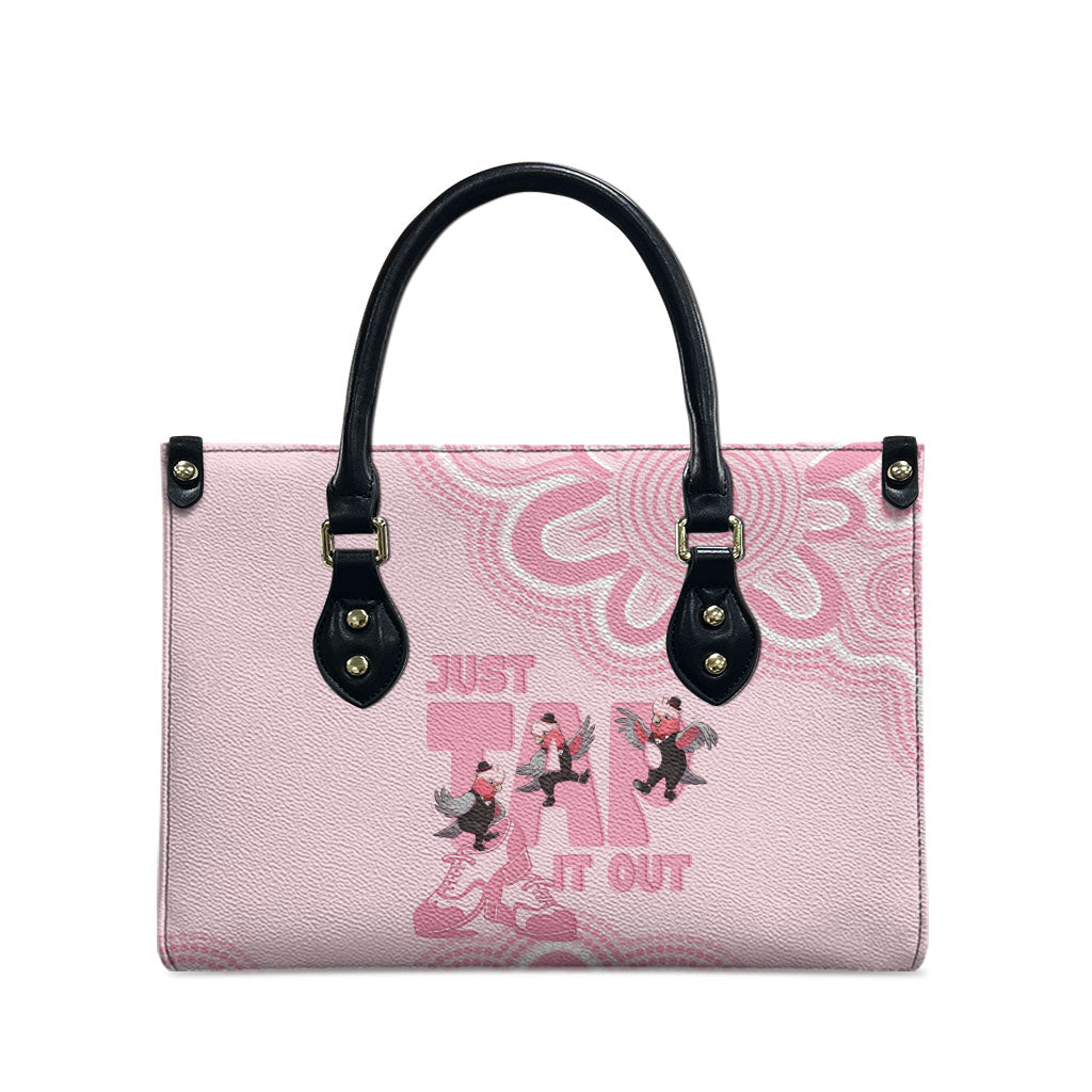 Tap Dance Australia Leather Bag Pink Galah Just Tap It Out
