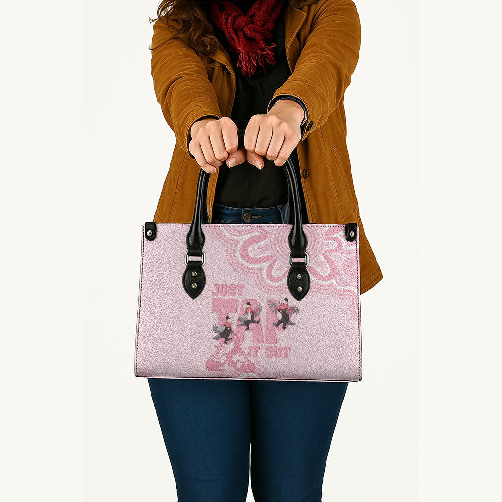 Tap Dance Australia Leather Bag Pink Galah Just Tap It Out